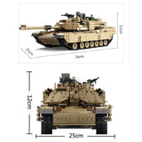 M1A2 Abrams Tank 2in1 1463 Pieces - The Brick Armory
