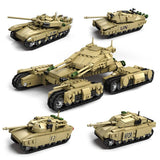 4in1 Tank Playset 1242 Pieces 8 Soldiers