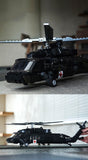 US Special Forces Black Hawk Helicopter Set 692pcs