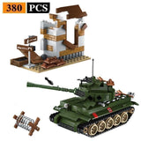 WW2 Playset All Vehicles 2078 Pieces 24 Soldiers