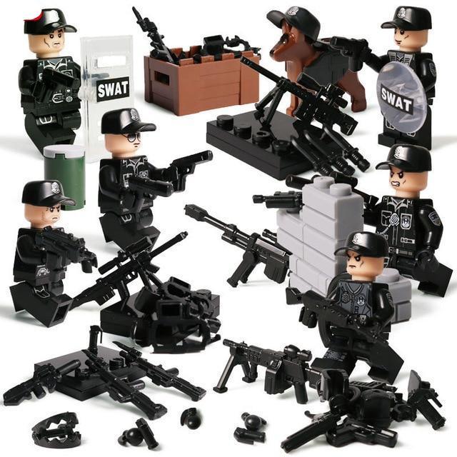 SWAT Men Brick Toy - Police Men – The Brick Armory