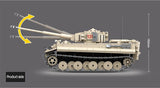 Tiger 131 German Tank 1018 Pieces  + Weapons