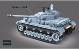 Panzerkampfwagen IV German Tank 716 Pieces + Weapons
