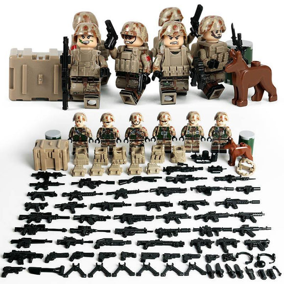 Lego US Marines Anti Terrorist Team Minifigures