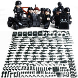 SWAT Soldiers 8-Pack with Bike Quad & Weapons