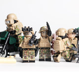 Russian Spetsnaz Special Forces 6-Pack with Dog Bike & Weapons
