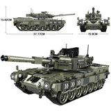 Leopard 2 Main Battle Tank 1747 Pieces 5 Soldiers