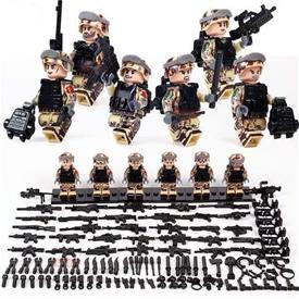 US Marines Desert Warfare 6-Pack with Weapons