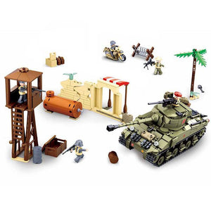 Tank and Control Checkpoint Playset