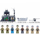 WW2 Normandy D-Day Complete Playset with Landing Craft