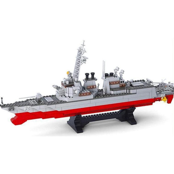 Brick Toy Battleship Navy Destroyer – The Armory