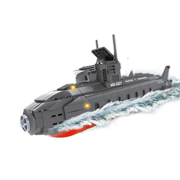 Brick Toy Mini Nuclear Submarine WW2 – The Brick Armory