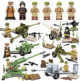 Lego Russian Soldiers WW2 Mortars Team