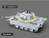 Panther Tank 121 990 Pieces 6 Soldiers + Weapons