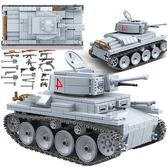 LT-38 German Light Tank 535 Pieces + Weapons