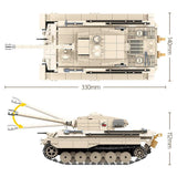 King Tiger Tank 978 Pieces + Weapons