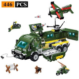 WW2 Playset All Vehicles 2078 Pieces 24 Soldiers
