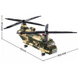 Army Helicopter Cargo Playset 520 Pieces