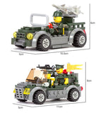 Army Base Playset 1001 Pieces 6 Soldiers